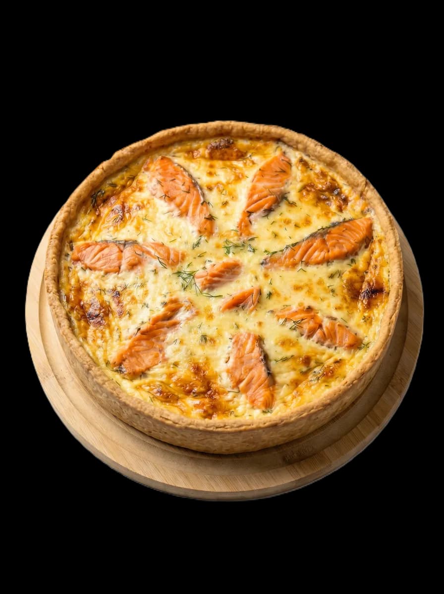 Киш с рыбой